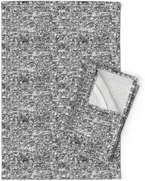 silver glitter towels