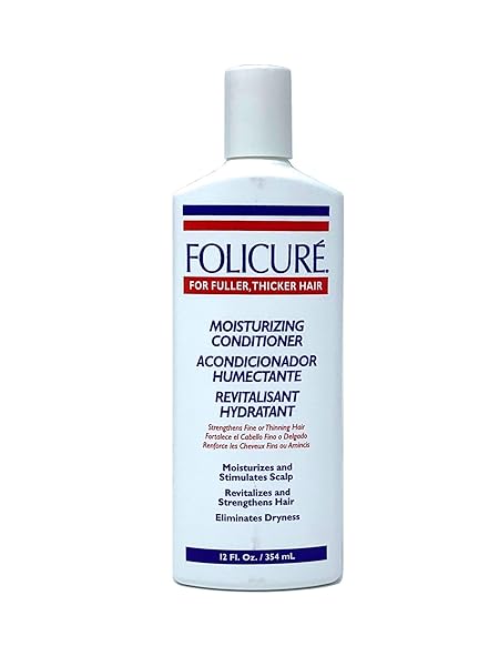 FOLICURE MOISTURIZING CONDITIONER FOR FULLER, THICKER HAIR 12 OZ