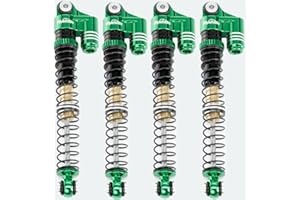 GENERIC Powerhobby 1/24 Axial SCX24 Aluminum 58mm Long Travel Shocks (Green)