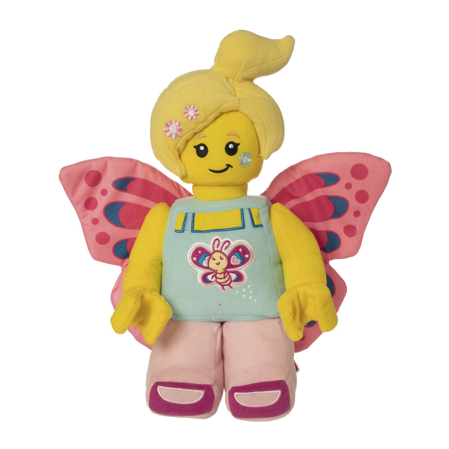 LEGO Minifigure Butterfly Girl with Flowers 30.48cm Plush Character