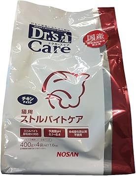 Amazon ドクターズケア Dr S Care 療法食 猫用 ストルバイトケア チキンテイスト 400g 4袋 ドクターズケア Dr S Care ドライ 通販