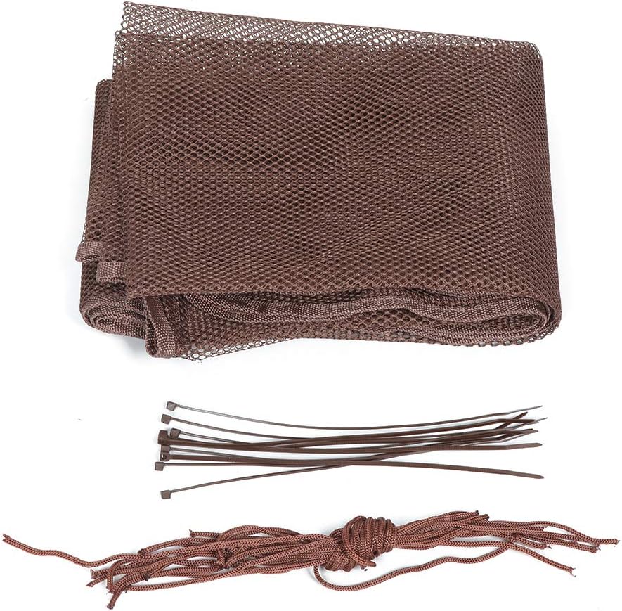 Balcony Safety Net, 2 Meters Stairs Railing Guard Accident Prevention Mesh Baby Safety Stairs Rail Net for Kid Children Pet(Coffee)