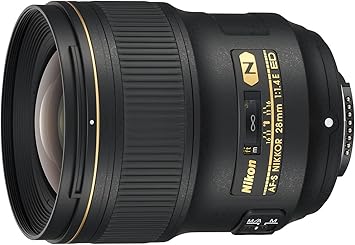 Amazon Com Nikon Af S Nikkor 28mm F 1 4e Ed F 1 4 16 Fixed Zoom Camera Lens Black Renewed Camera Photo