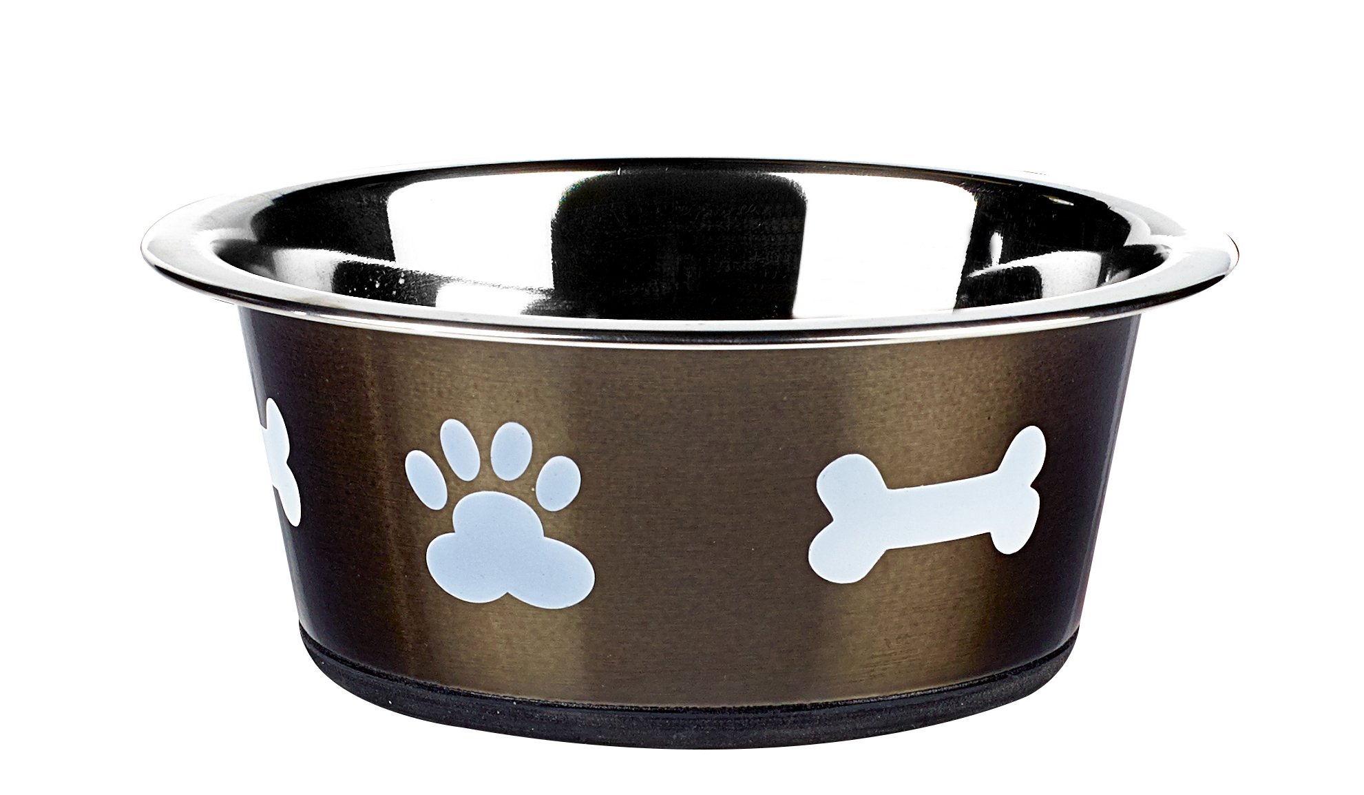 Classic Pet Products Classic Posh Paws Dish, 900 ml, Graphite