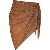 ZAFUL Women's Sarong Coverups Beach Wrap Sheer Bikini Wraps Chiffon Cover Ups for Swimwear