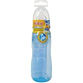 Nuby Standard Neck Tinted Bottle, 8oz, 3+ Months, Single Pack of 1, Colors May Vary