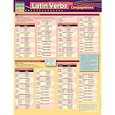 Latin Verb-Conjugations: a QuickStudy Laminated 6-Page Reference Guide (Quick Study Academic)