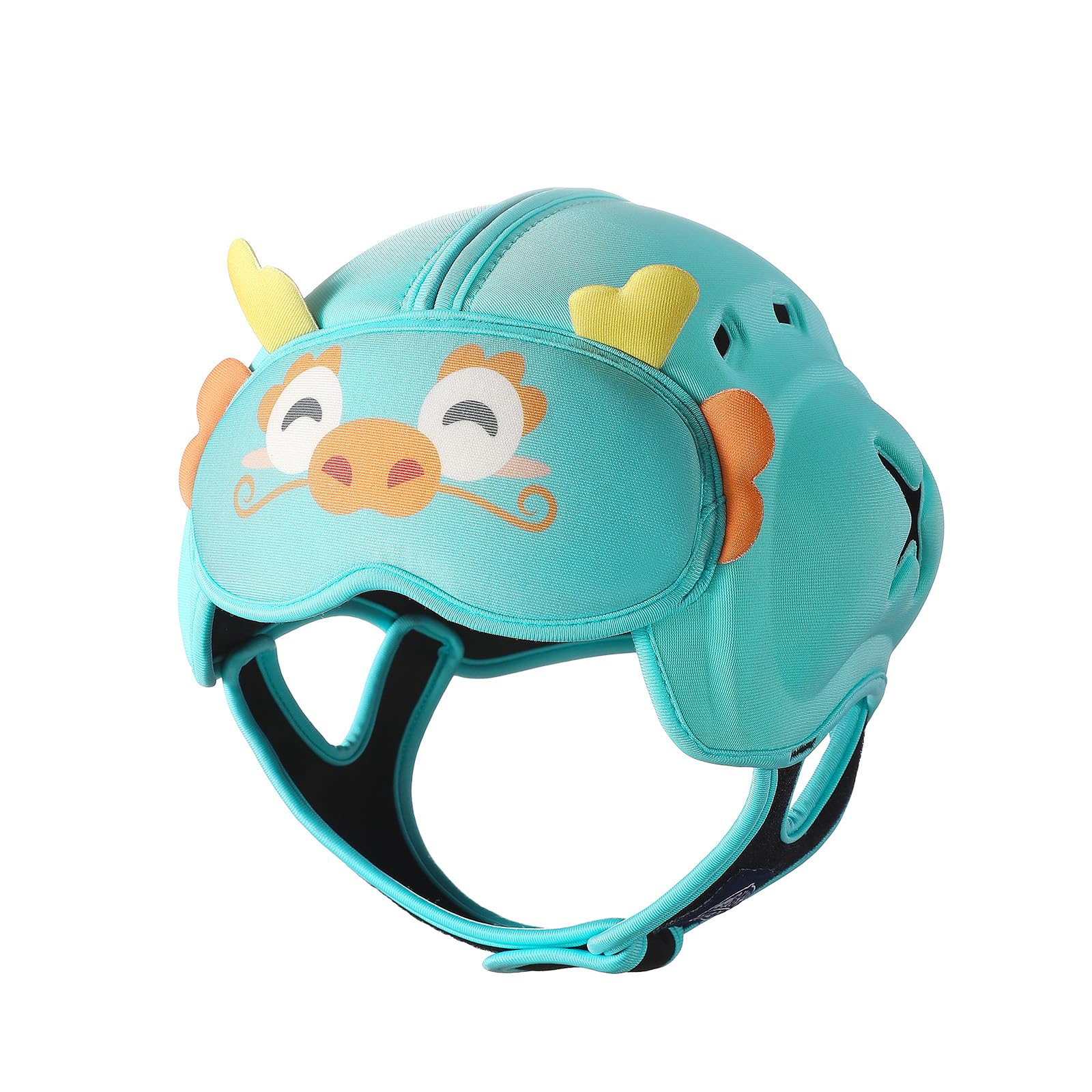 Photo 1 of MAMBOBABY Guard Baby Head Protector Baby Helmet for Crawling and Walking - No Bumps and Soft Safety Peak - Ultra Light and Adjustable Baby Head Protector Suitable for Babies 6-24 Months-Dragon