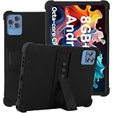 Kwamaz for 10.1 inch Android Tablet Case, Soft Silicone Cover Case 10.1'' for ROWT A10,Oscal/Aigopad/Jusysa/HAPPYBE/Moderness MB1001/Okaysea/Yqsavior/DOOGEE, Black