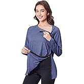 Deyeek Post Shoulder Surgery Shirts for Women Full Tear Away 2 Side Snaps After Rotator Cuff Chemo Port Adaptive Clothing