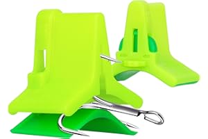 RUNCL Treble Hooks Covers Fishing Hooks Protector Treble Hook Safety Cap Hook Bonnets for Fishing Lures - Spring Design, Hollow Construction, Tangles Free, Fishing Hook Caps