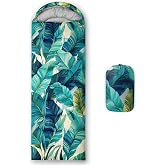 QOOMO Camping Sleeping Bags,3 Season Warm &amp; Cool Weather,Lightweight,Waterproof Sleeping Bags for Adults &amp; Kids,Traveling,Outdoors,Camping Gear