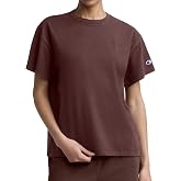 Champion Women's Classic Short Sleeve Graphic T-Shirt, Loose Fit, Script Logo