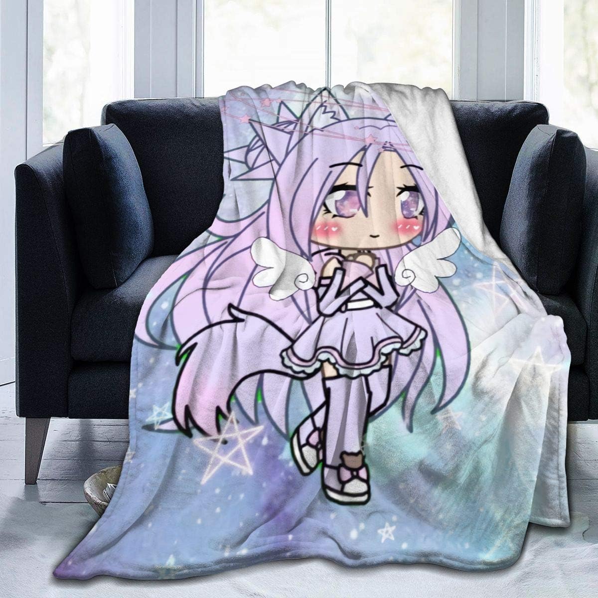 Yuantaicuifeng Gacha Life UltraSoft Microfleece Plush Blanket Super