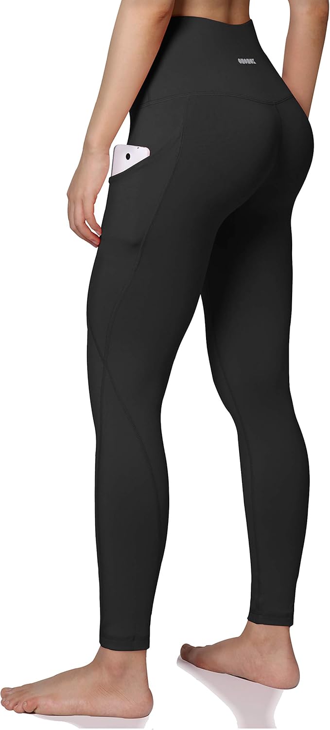 ODODOS Out Pocket High Waist Yoga Pants,Tummy Control,Pocket Workout Yoga Pant: Clothing
