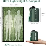 EEEKit Survival Bivy Bags 2 Pack Waterproof Mylar Thermal Emergency Sleeping view 4