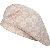 ZLYC Womens French Beret Hat Reversible Knitted Thickened Warm Cap for Ladies Girls