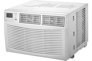 Amana 115-Volt 8000 BTU Window Air Conditioner with Remote, White (AMAP081BW)