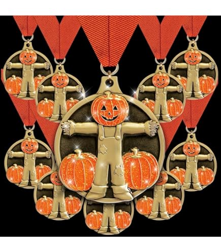 Pumpkin Medal | 2.25-Inch Halloween Award Medal
