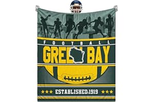 NHVGRFD Dark Green Blanket Gifts for Men Women Youth, Team Colors Fans Flannel Throw Blankets, Super Soft Warm Lightweight Blankets and Throws for Couch Bed Travel 50" x 60"