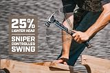 Spec Ops SPEC-M20SF-S 20 oz Nailing Hammer Rip Claw Smooth Face view 3