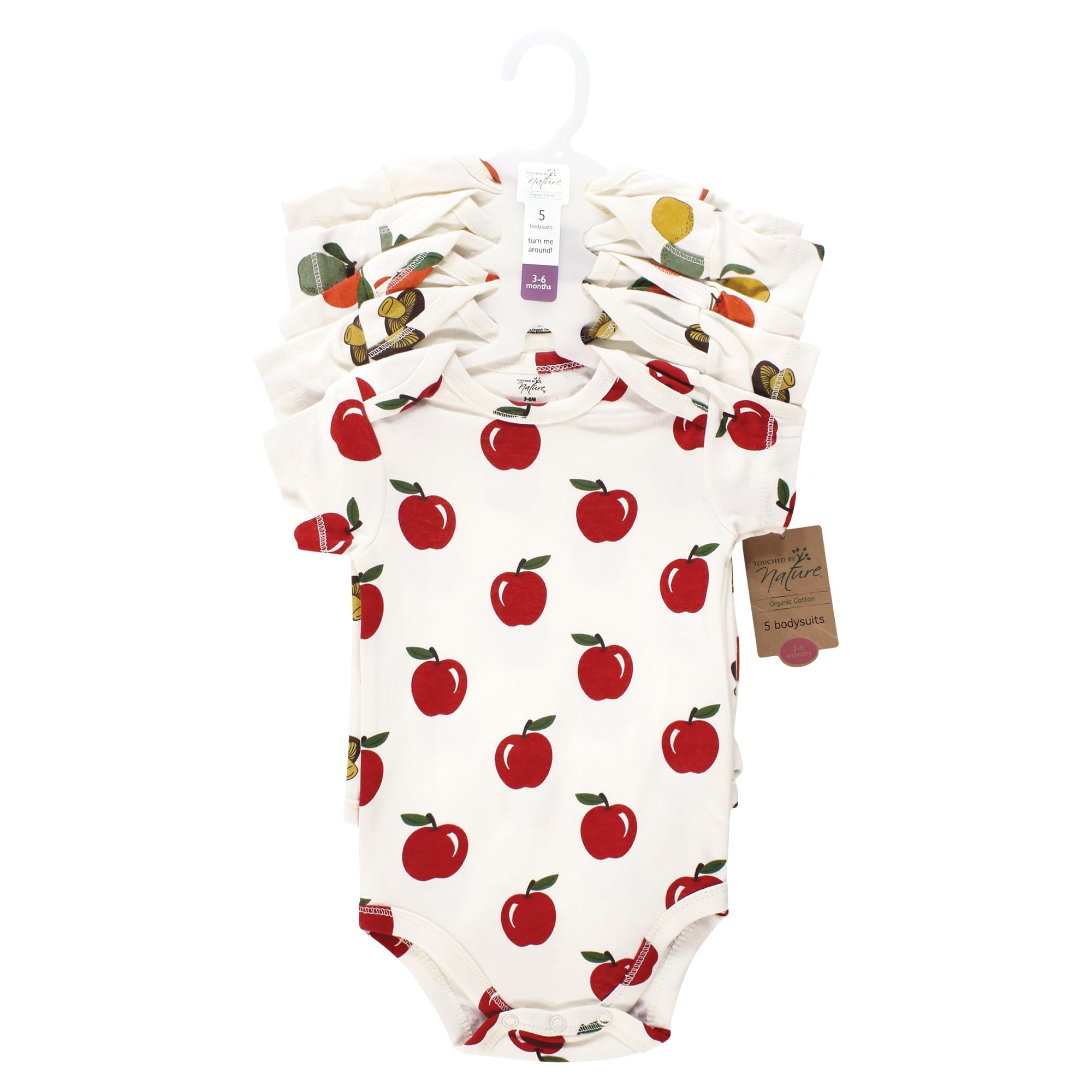 Touched by Nature Unisex Baby Organic Cotton Bodysuits