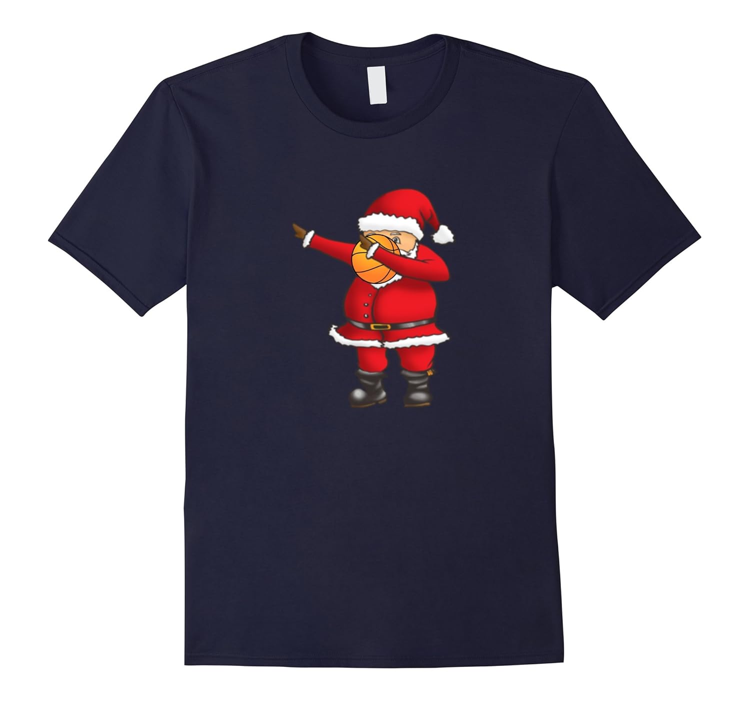 Dabbing Santa Claus Basketball Shirt Dab Basketball Gift-ANZ