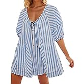 Pdxnyxx Y2k Shorts Romper Tie Front Casual Maternity V Neck Vacation Cute Puff Sleeve Summer Tshirt Rompers