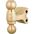 CURT 45912 Replacement Dual-Ball for Adjustable Trailer Hitch Ball Mount 45900 or 45926 , Gold