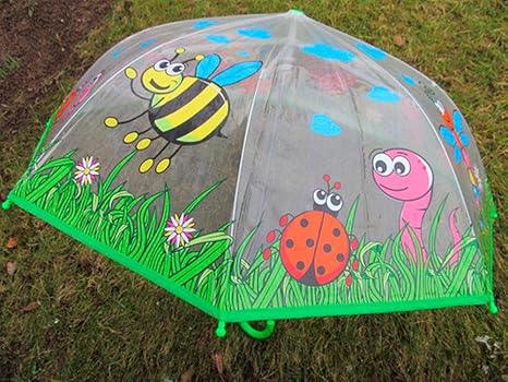Postler Hans 62686 - Regenschirm Sammelfiguren und Zubehör, Länge 58 cm, transparent