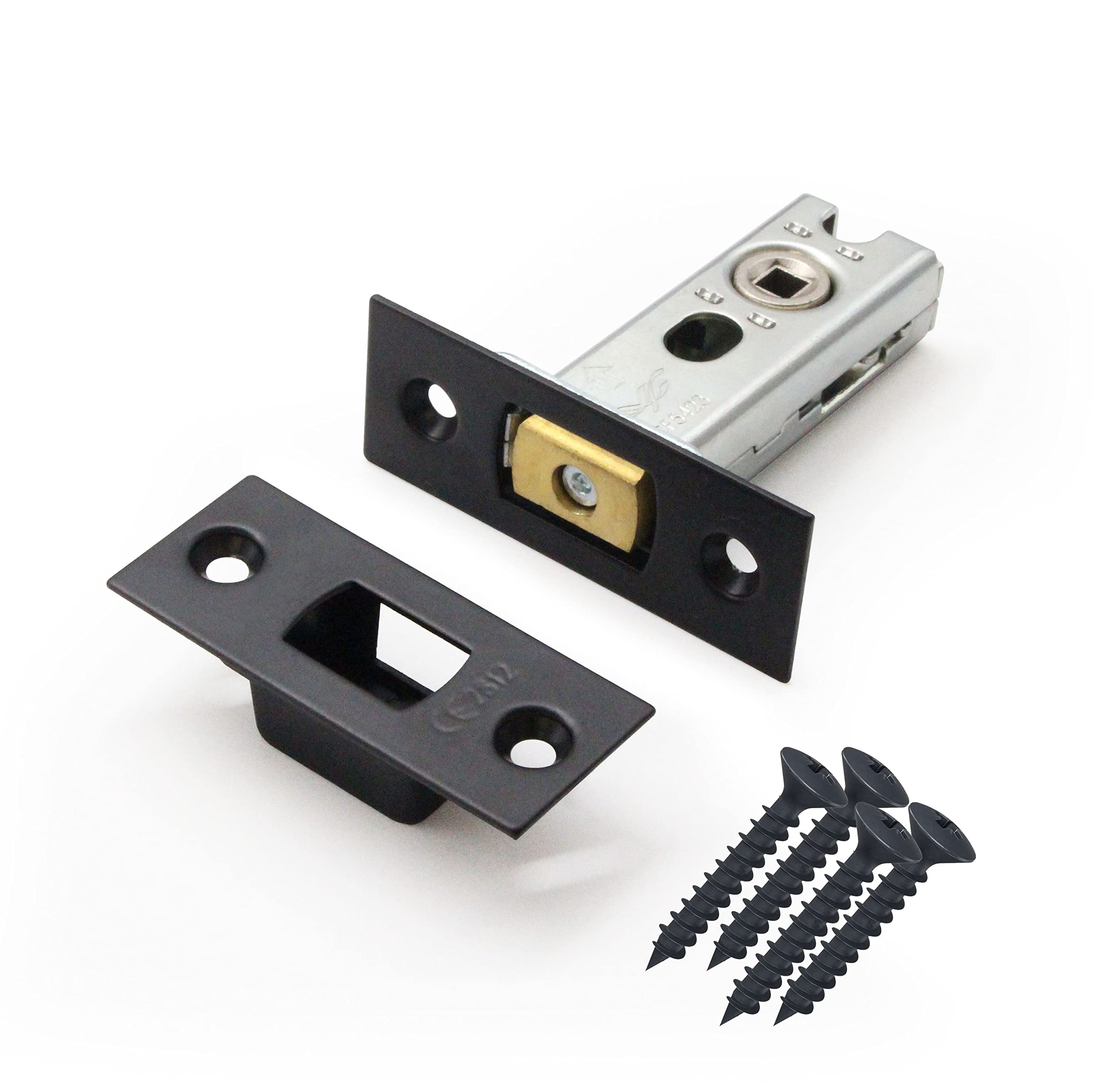 EAI Tubular Deadbolt for Bathroom | 76mm Case 57mm Backset | Matt Black