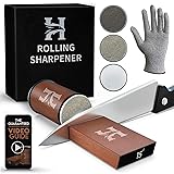 Rolling Knife Sharpener with 400, 1000 & 3000