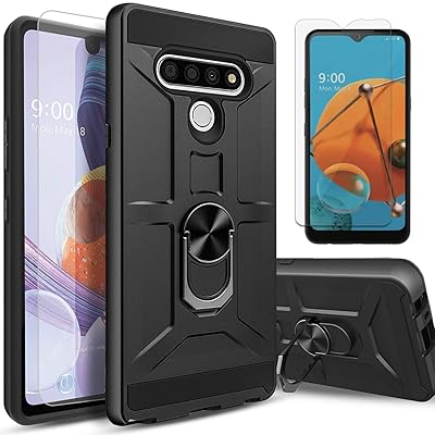 Shockproof Dual Layer Phone Case with Rotatable Ring Bangladesh Ubuy