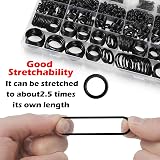 ZDBB 1010 Pcs Rubber O-Ring Kit 22 Sizes NBR Buna-N Automotive Pluing view 5