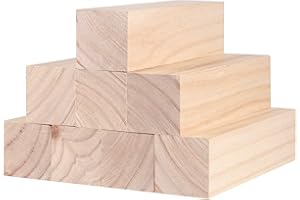 KOHAND 8 PCS Maple Square Turning Blank, Wood Carving & Turning Blanks 2 x 2 x 8 Inch