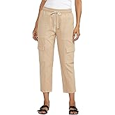 Jag Jeans Women's Textured Cargo Cropped Pants