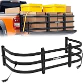 Adjustable Aluminum Truck Bed Extender 53"-62" for F150 Ram Silverado | corrosion resistant aluminum, lightweight,ford F150, Dodge Ram, Silverado 1500 2500 HD, Sierra, Tundra, 180&deg; flip Design