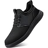 VILOCY Mens Slip On Casual Dress Shoes Hands Free Fashion Sneakers Mesh Tennis Walking Work Shoes Comfortable Breathable Lightweight Non Slip