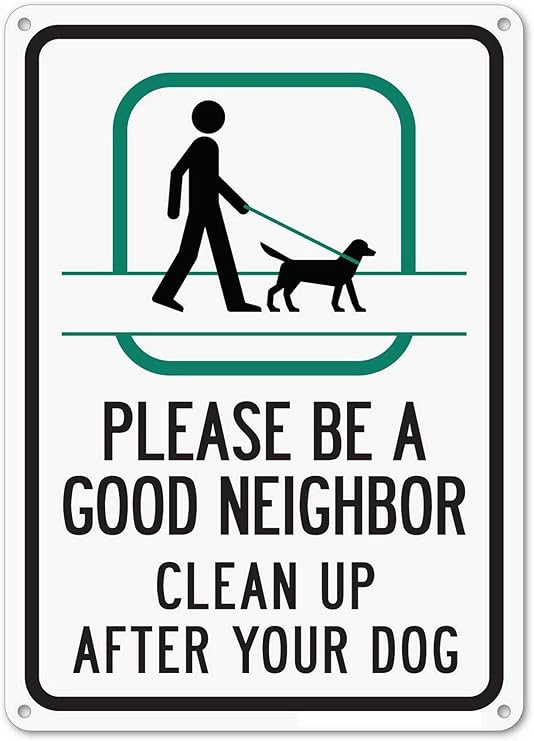 dog poop signs free