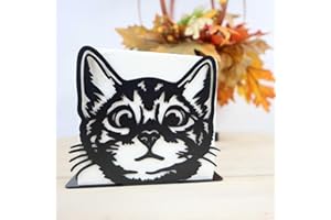 Cat Napkin Holder Napkin Stand Convenient Desktop Storage Decoration, Adorable Paper Towel Dispenser for Kitchen Countertops,