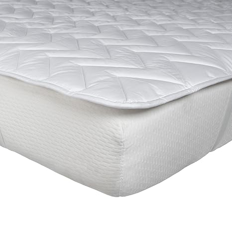 Homescapes Gesteppte Baumwoll Matratzenauflage ca. 140 x 190 cm, weich und kuschelig, wärmendes Unterbett Matratzenschoner au