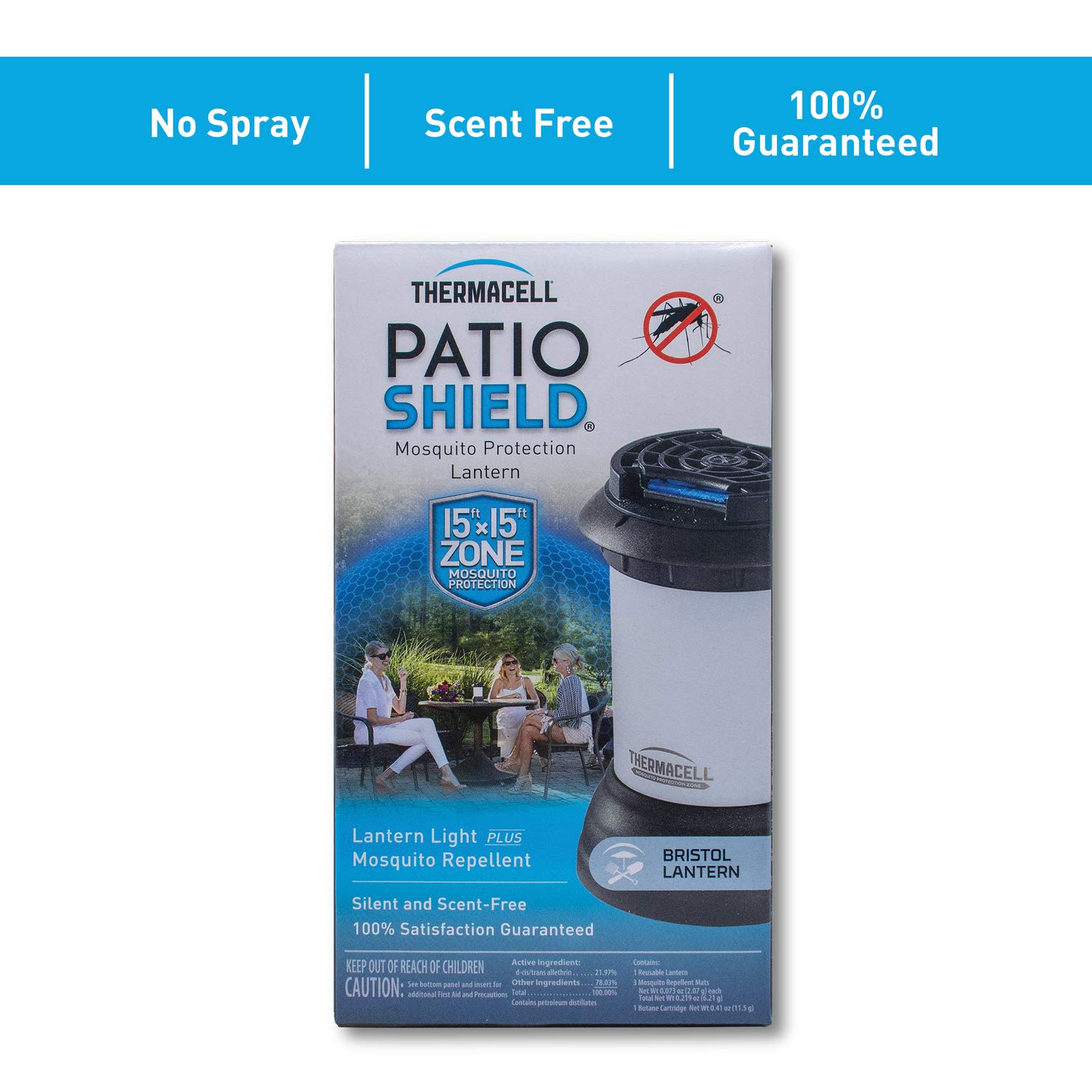 Thermacell Bristol Mosquito Repellent Patio Shield Lantern; Lantern