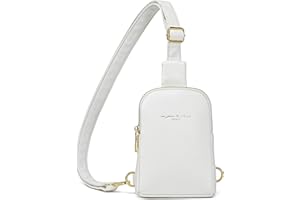 AOCINA INICAT Small Sling Bag Crossbody Vegan Leather Fanny Packs for Women Fashionable Chest Bag for Travel