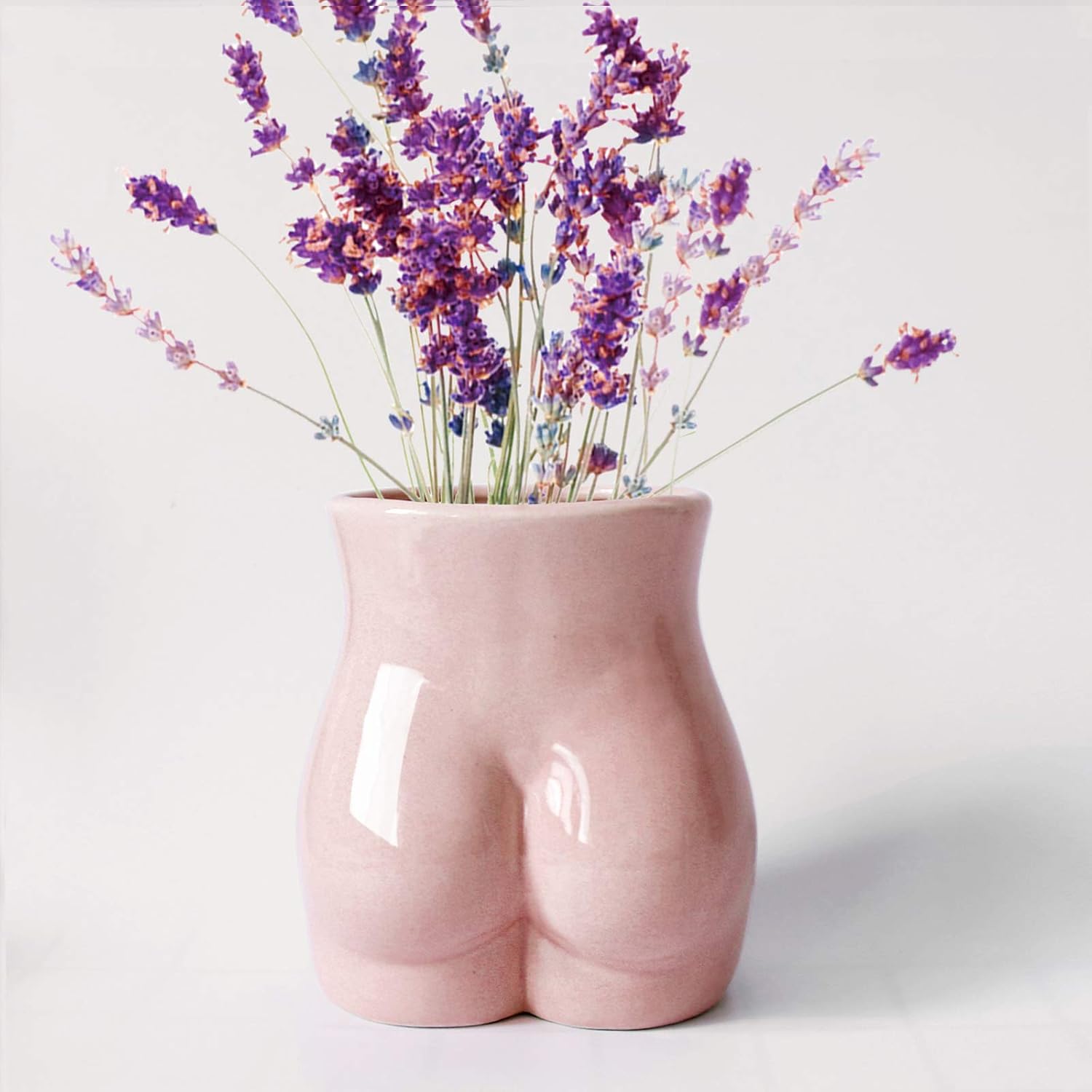 Gelible Body Flower Vase, Ceramic Minimalist Vase Decorative Flower Vase, Flower Arrangement Creative Vase,Home Office Decoration and Events