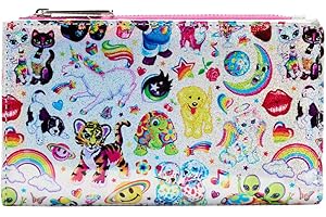 Loungefly Lisa Frank Iridescent Flap Wallet