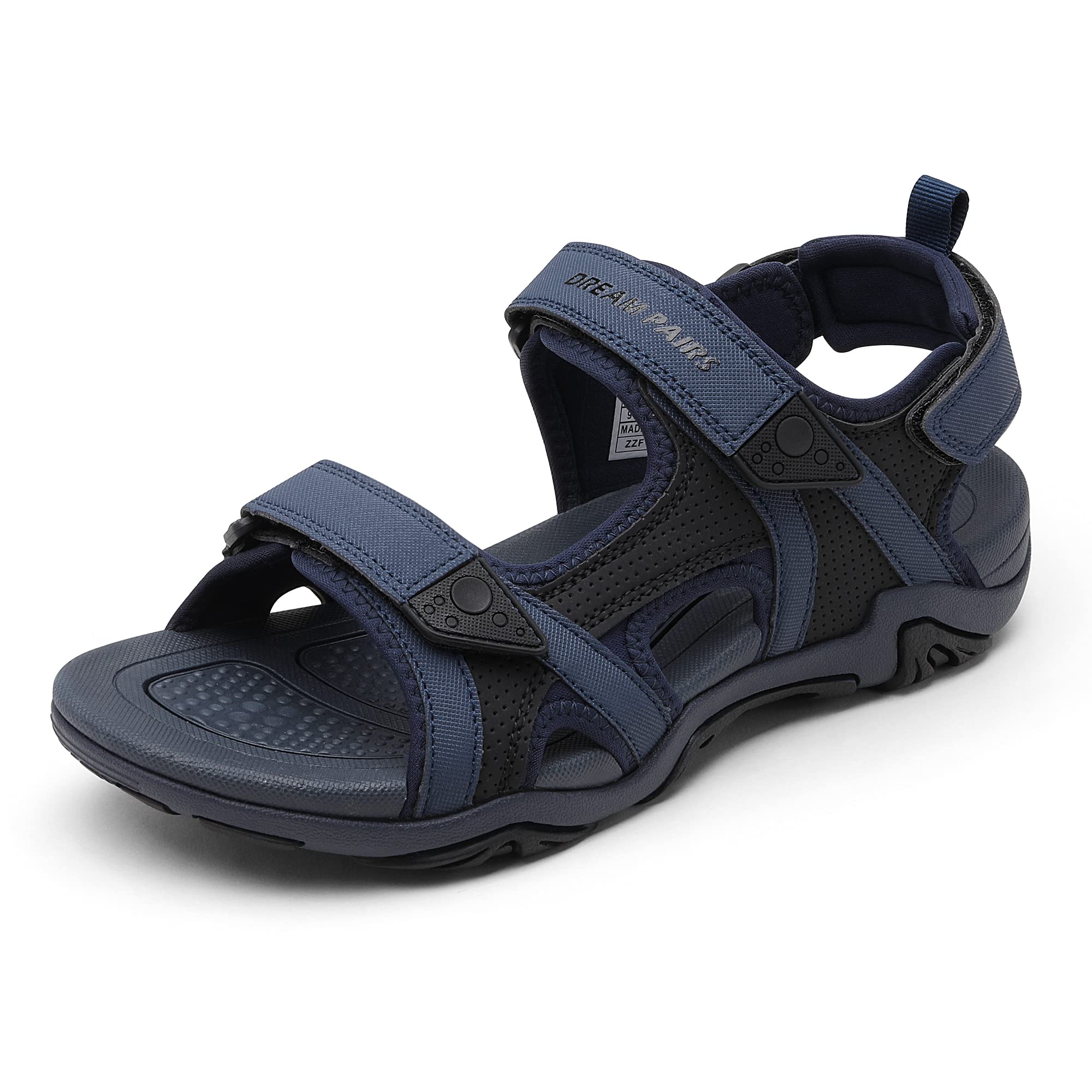 Photo 1 of DREAM PAIRS Men's Sandals Hiking Water Beach Sport Outdoor Athletic Arch Support Summer Sandals,Size 9,Navy,SDSA228M
