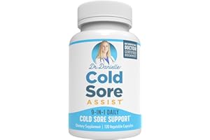 DOCTOR DANIELLE Best Cold Sore Supplement with Lysine and Lemon Balm - Dr. Danielle Cold Sore Assist - 120 Capsules
