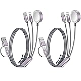 2Pack Multi Fast Charging Cable for Travel Vacation