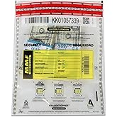 FraudStopper Tamper-Evident Deposit Bags | 2.5 mm, 9 x 12 Inches |100 Pack | Clear Money Bag | Clear Bank Deposit Bags | MMF Industries
