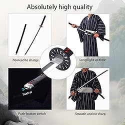 Light Up Tanjiro Sword - 40-Inch Plastic Katana